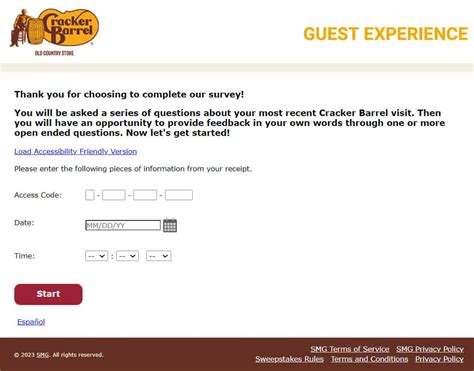 www.crackerbarrel-survey.com homepage|Cracker Barrel